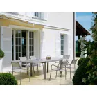 Mesa extensível ao ar livre Até 280 cm em metal Fabricado na Itália - Dego Viadurini