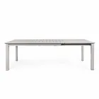 Mesa Extensível para Exterior em Alumínio Design Moderno Homemotion - Casper Viadurini