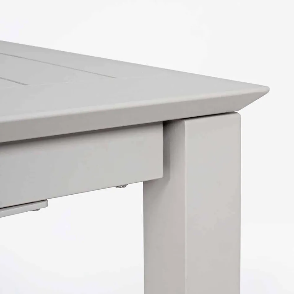 Mesa Extensível para Exterior em Alumínio Design Moderno Homemotion - Casper Viadurini