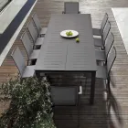 Mesa Extensível para Exterior em Alumínio Design Moderno Homemotion - Casper Viadurini