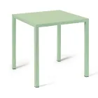 Mesa Externa com Estrutura em Aço Galvanizado Fabricado na Itália - Azul Viadurini