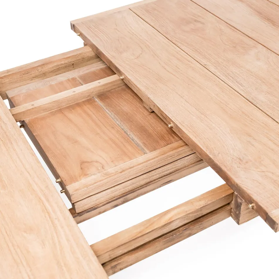 Mesa Externa em Madeira Teca Extensível até 270 cm - Marie Viadurini