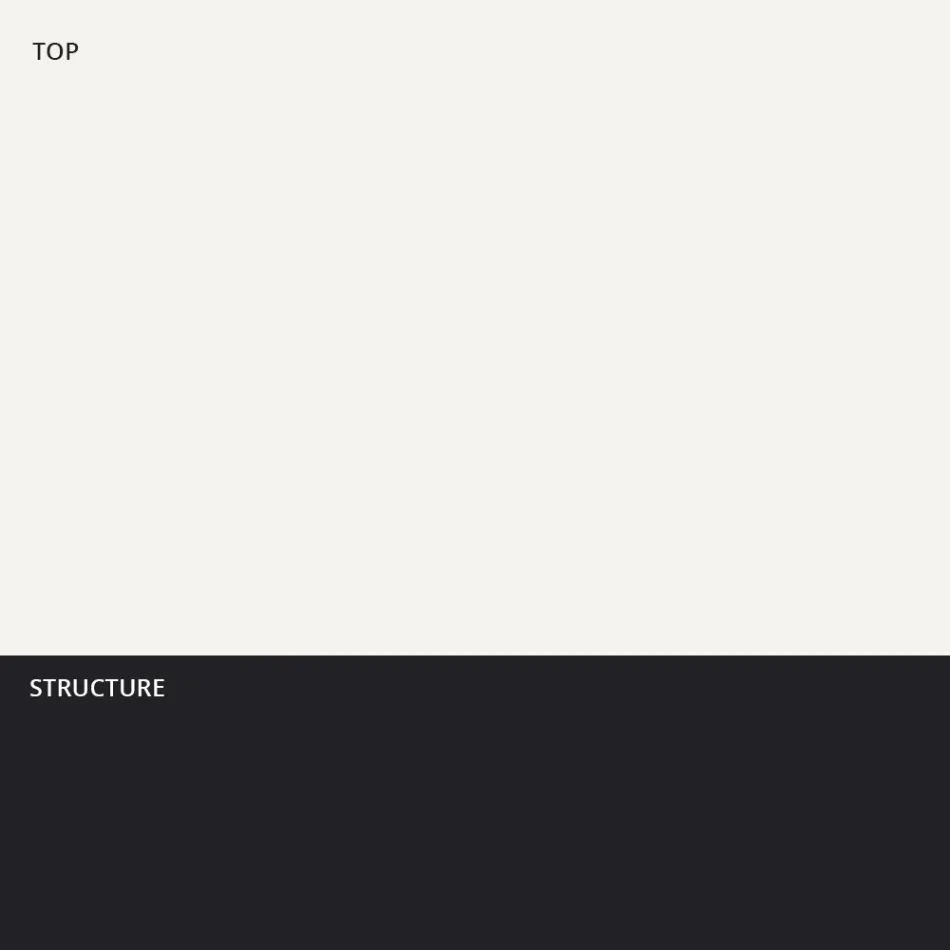 Mesa Externa Moderna em Hpl e Polietileno Mate Fabricado na Itália - Forlina Viadurini