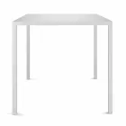 Mesa quadrada para exterior, fabricada em Itália - Bento Viadurini