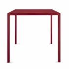 Mesa quadrada para exterior, fabricada em Itália - Bento Viadurini