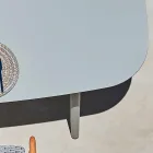 Varaschin Ellisse design de mesa ao ar livre em alumínio colorido Viadurini