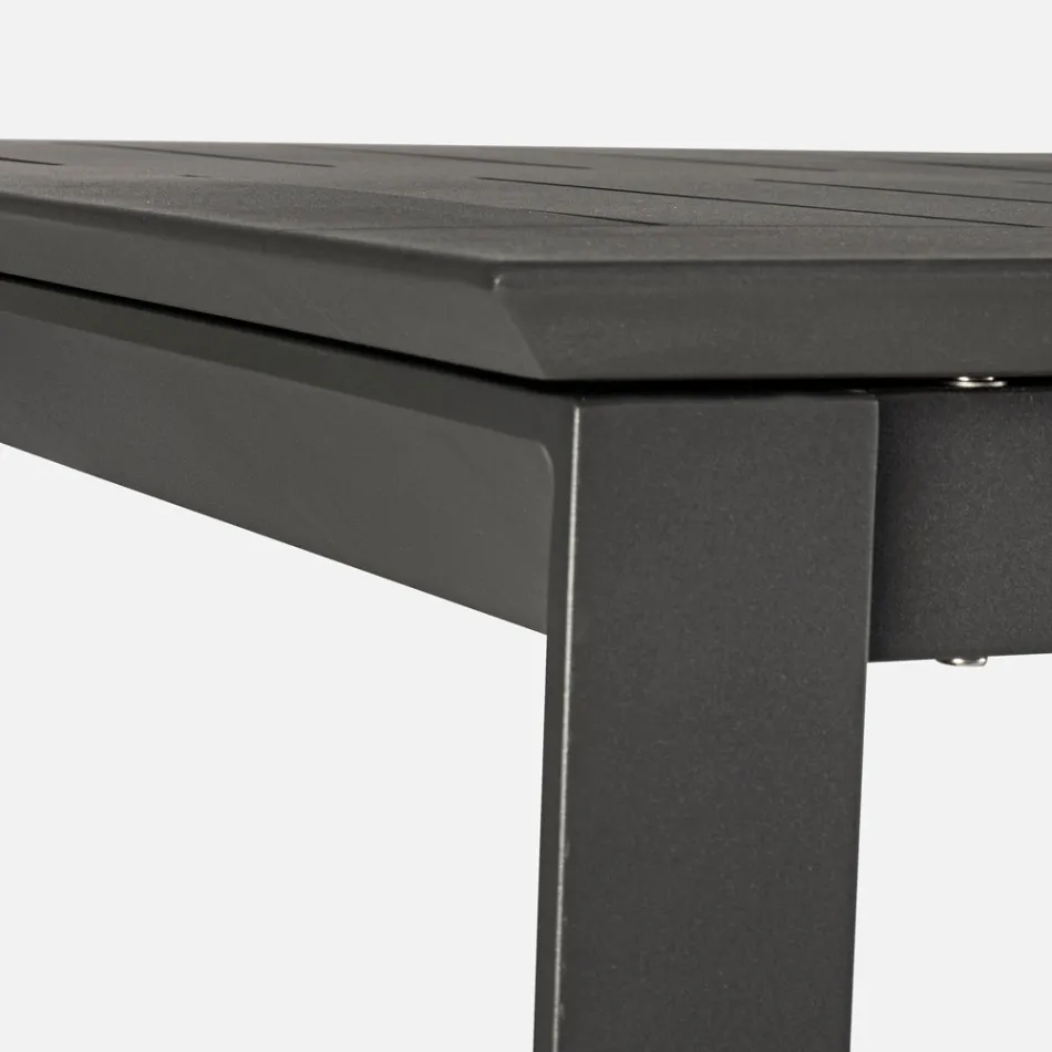 Mesa de Jardim Extensível até 240 cm em Alumínio, Homemotion - Pemberton Viadurini