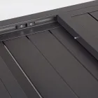Mesa extensível de jardim até 240 cm em alumínio branco ou cinza - Franz Viadurini