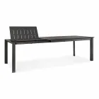 Mesa extensível de jardim até 240 cm em Alumínio Homemotion - Pemberton Viadurini
