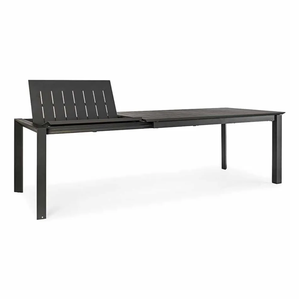 Mesa extensível de jardim até 240 cm em Alumínio Homemotion - Pemberton Viadurini