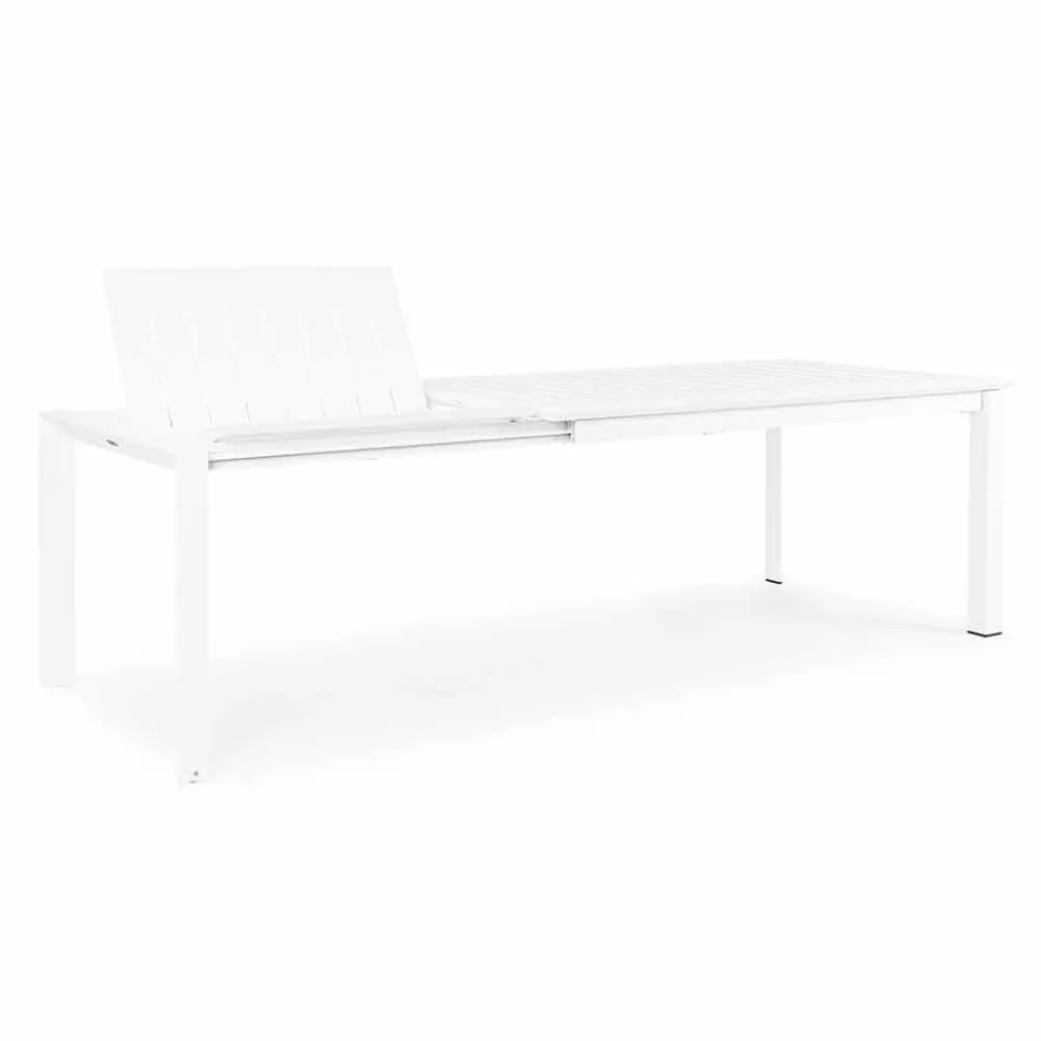 Mesa extensível de jardim até 240 cm em Alumínio Homemotion - Pemberton Viadurini