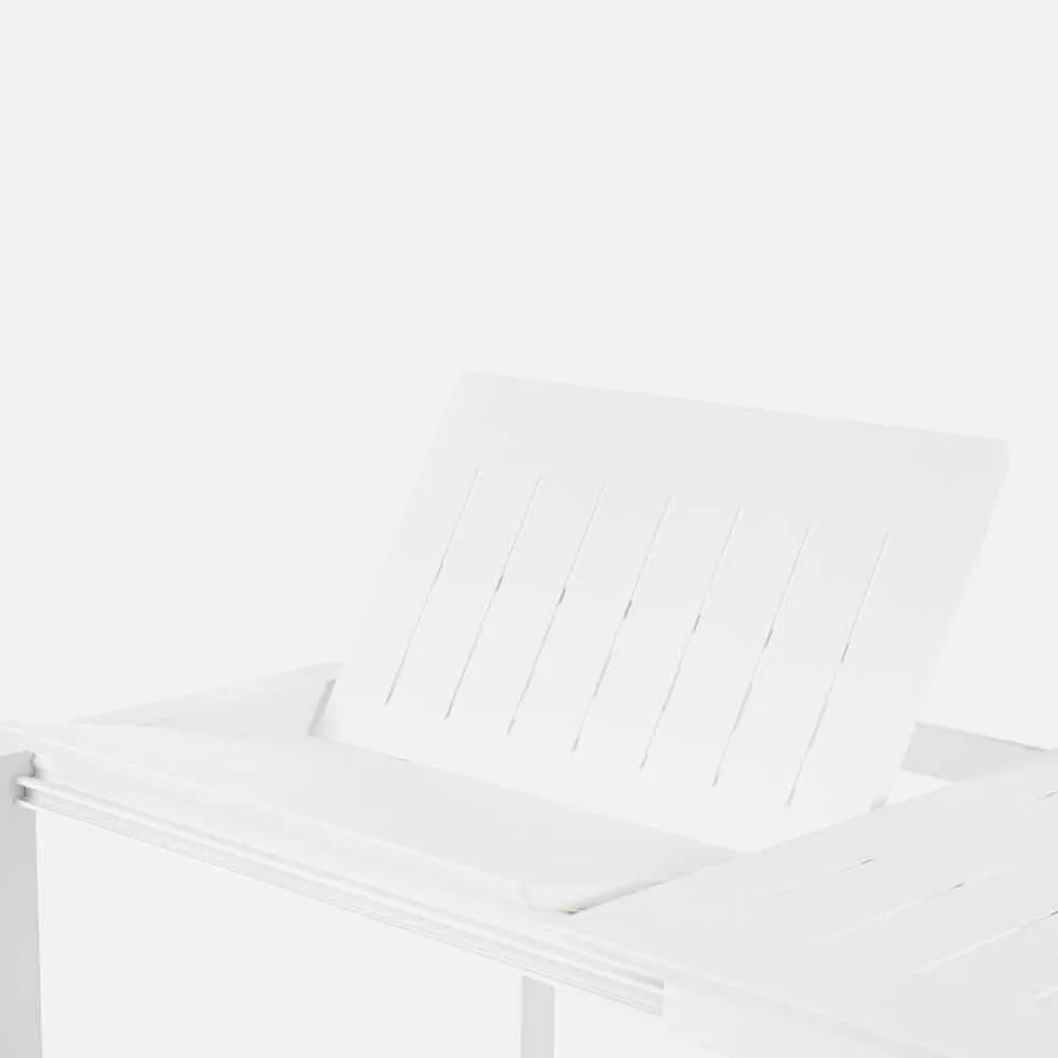 Mesa extensível de jardim até 240 cm em Alumínio Homemotion - Pemberton Viadurini