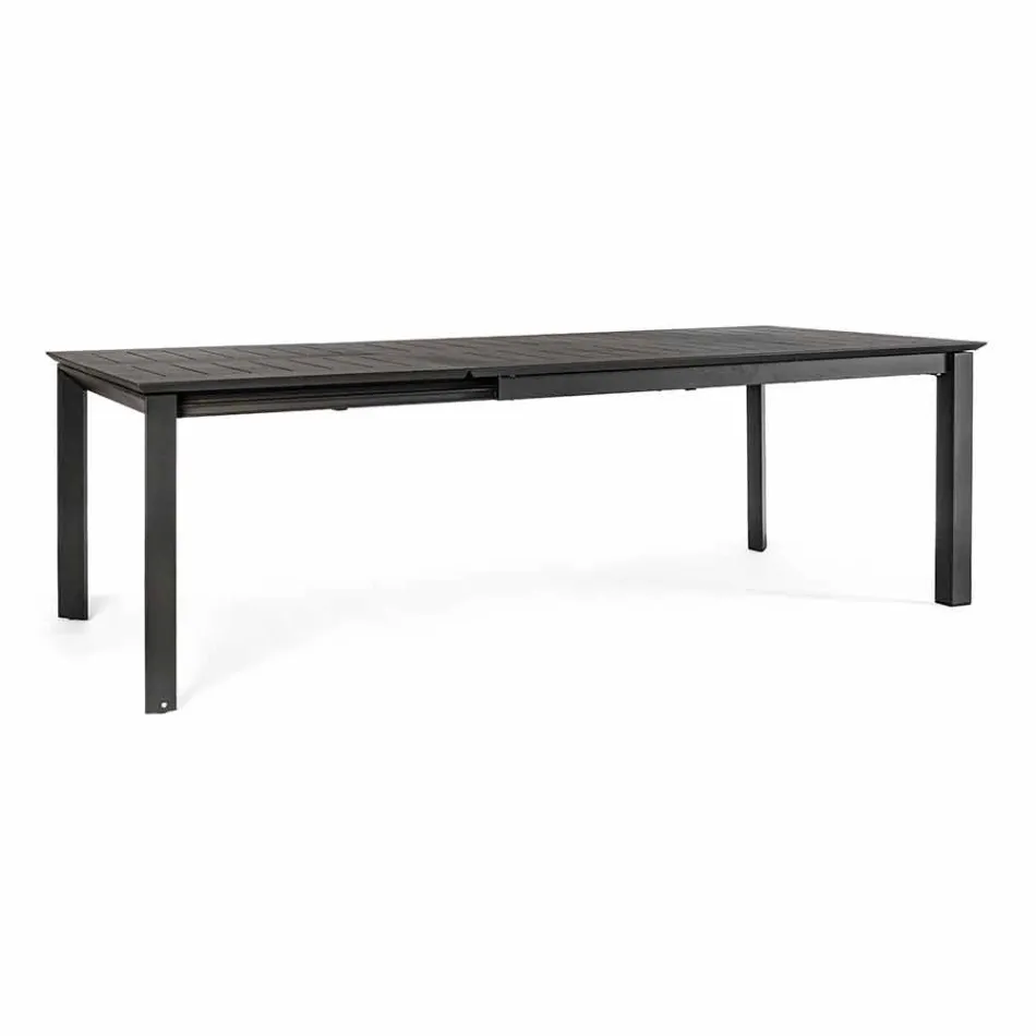 Mesa extensível de jardim até 240 cm em Alumínio Homemotion - Pemberton Viadurini