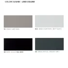 Base de mesa de jardim em aço galvanizado com tampo HPL fabricado na Itália - Brienne Viadurini