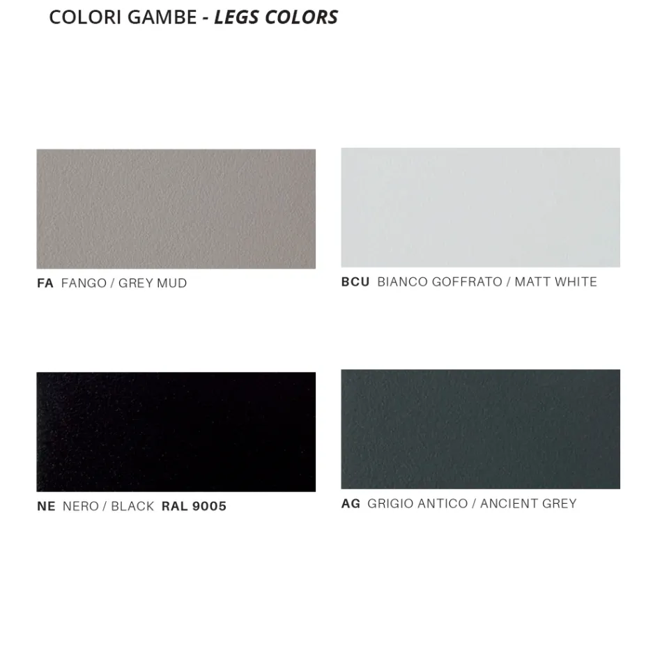 Base de mesa de jardim em aço galvanizado com tampo HPL fabricado na Itália - Brienne Viadurini