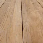 Mesa de jardim com tampo em madeira de teca por Homemotion - Cowen Design Viadurini