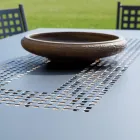 Mesa de Jardim em Aço Galvanizado Fabricado na Itália - Blair Viadurini