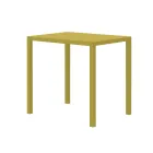 Mesa de jardim retangular de aço galvanizado fabricada na Itália - Azul Viadurini