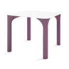 Mesa de jardim em Hpl com pés de polietileno fabricado na Itália - Glen Viadurini