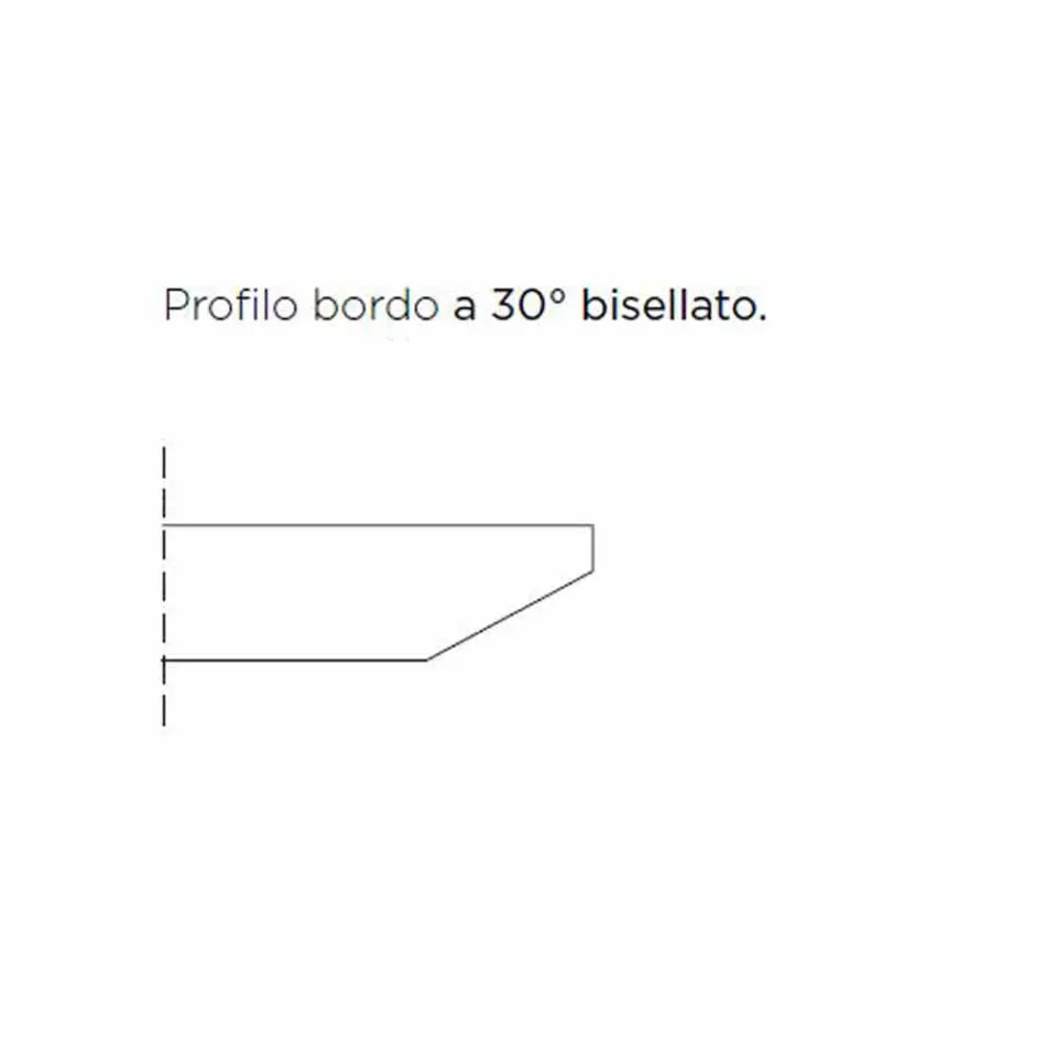 Mesa de jantar em formato de barril com tampo folheado Made in Italy - Settimmio Viadurini