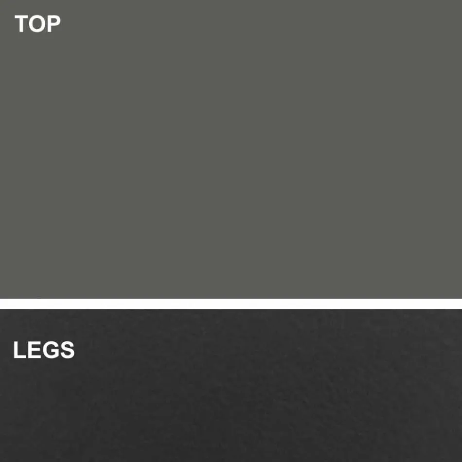 Mesa de Jantar Luxo Made in Italy em Forma de Barril em Fenix e Aço - Settimmio Viadurini