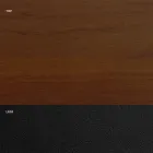 Mesa de jantar em formato de barril em laminado com efeito madeira fabricado na Itália - Caverna Viadurini