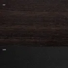 Mesa de jantar em formato de barril em laminado com efeito madeira fabricado na Itália - Caverna Viadurini