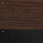 Mesa de jantar em formato de barril em laminado com efeito madeira fabricado na Itália - Caverna Viadurini