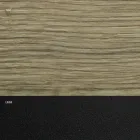 Mesa de jantar em formato de barril em laminado com efeito madeira fabricado na Itália - Caverna Viadurini