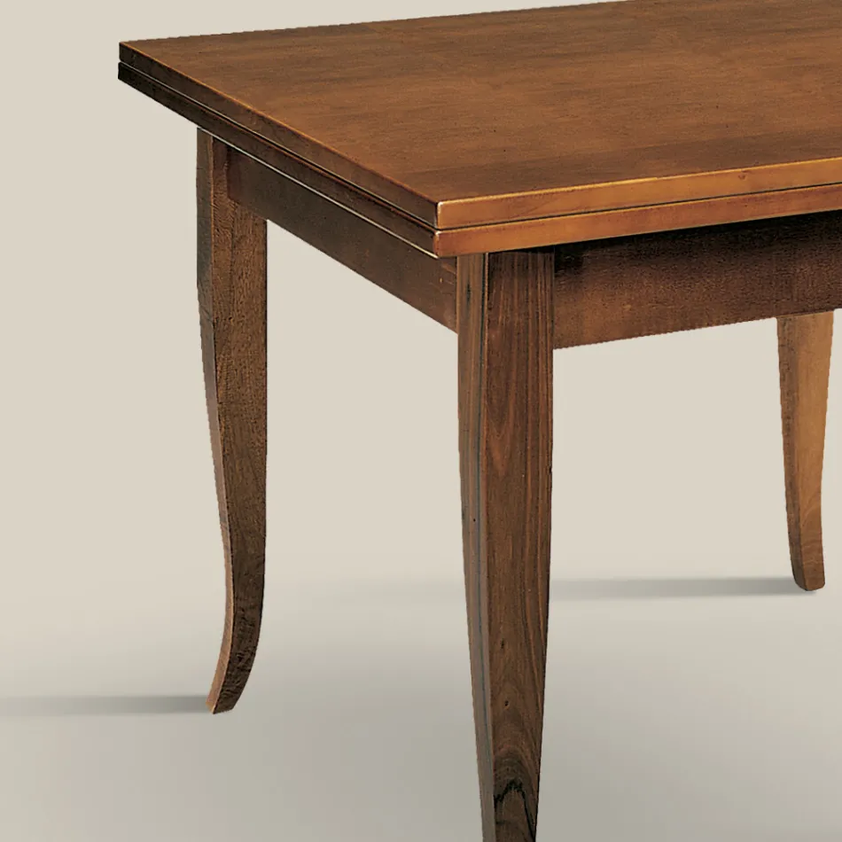 Mesa de Jantar Extensível 240 cm Estilo Clássico Made in Italy - Helisa Viadurini