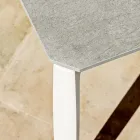 Mesa de Jantar Exterior Extensível 318 cm em Alumínio e Grés - Filomena Viadurini