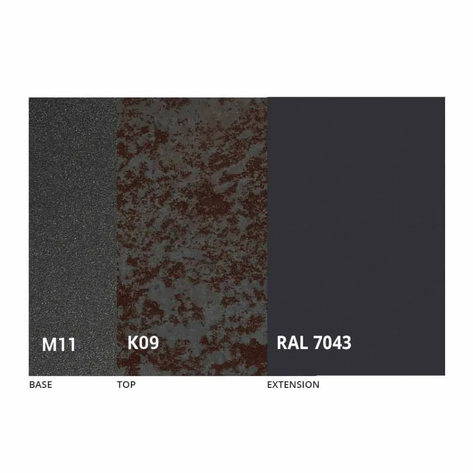 Mesa de Jantar Extensível até 180 cm em Cerâmica Made in Italy - Pitagora Viadurini