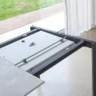 Mesa de Jantar Extensível até 180 cm em Cerâmica Made in Italy - Pitagora Viadurini