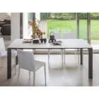 Mesa de Jantar Extensível até 180 cm em Cerâmica Made in Italy - Pitagora Viadurini