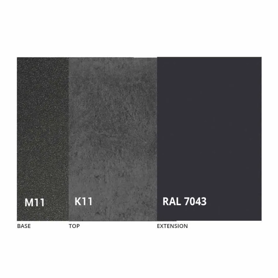 Mesa de Jantar Extensível até 180 cm em Cerâmica Made in Italy - Pitagora Viadurini