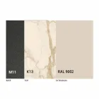 Mesa de Jantar Extensível até 180 cm em Cerâmica Made in Italy - Pitagora Viadurini