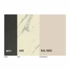 Mesa de Jantar Extensível até 180 cm em Cerâmica Made in Italy - Pitagora Viadurini