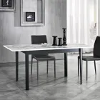 Mesa de jantar extensível até 180 cm em faia Made in Italy - Otiello Viadurini