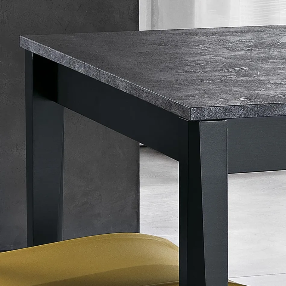 Mesa de jantar extensível até 180 cm em faia Made in Italy - Otiello Viadurini