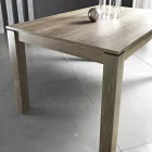 Mesa de jantar extensível até 200 cm em melamina Made in Italy - Denis Viadurini