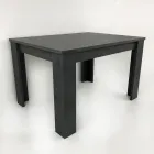 Mesa de Jantar Extensível até 210 cm Design em Madeira Sustentável - Perro Viadurini