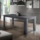 Mesa de Jantar Extensível até 210 cm Design em Madeira Sustentável - Perro Viadurini