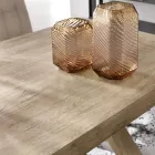 Mesa de Jantar Extensível até 260 cm Efeito Madeira Made in Italy - Lenova Viadurini