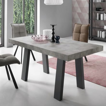 Mesa de Jantar Extensível até 260 cm em Laminado Design Moderno - Tiferno Viadurini