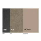 Mesa de Jantar Extensível até 298 cm em Tampo em Metal e Cerâmica - Anaconda Viadurini