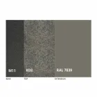 Mesa de Jantar Extensível até 298 cm em Tampo em Metal e Cerâmica - Anaconda Viadurini