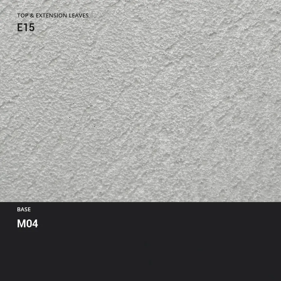 Mesa de Jantar Extensível até 310 cm Efeito Argamassa Made in Italy - Euclide Viadurini