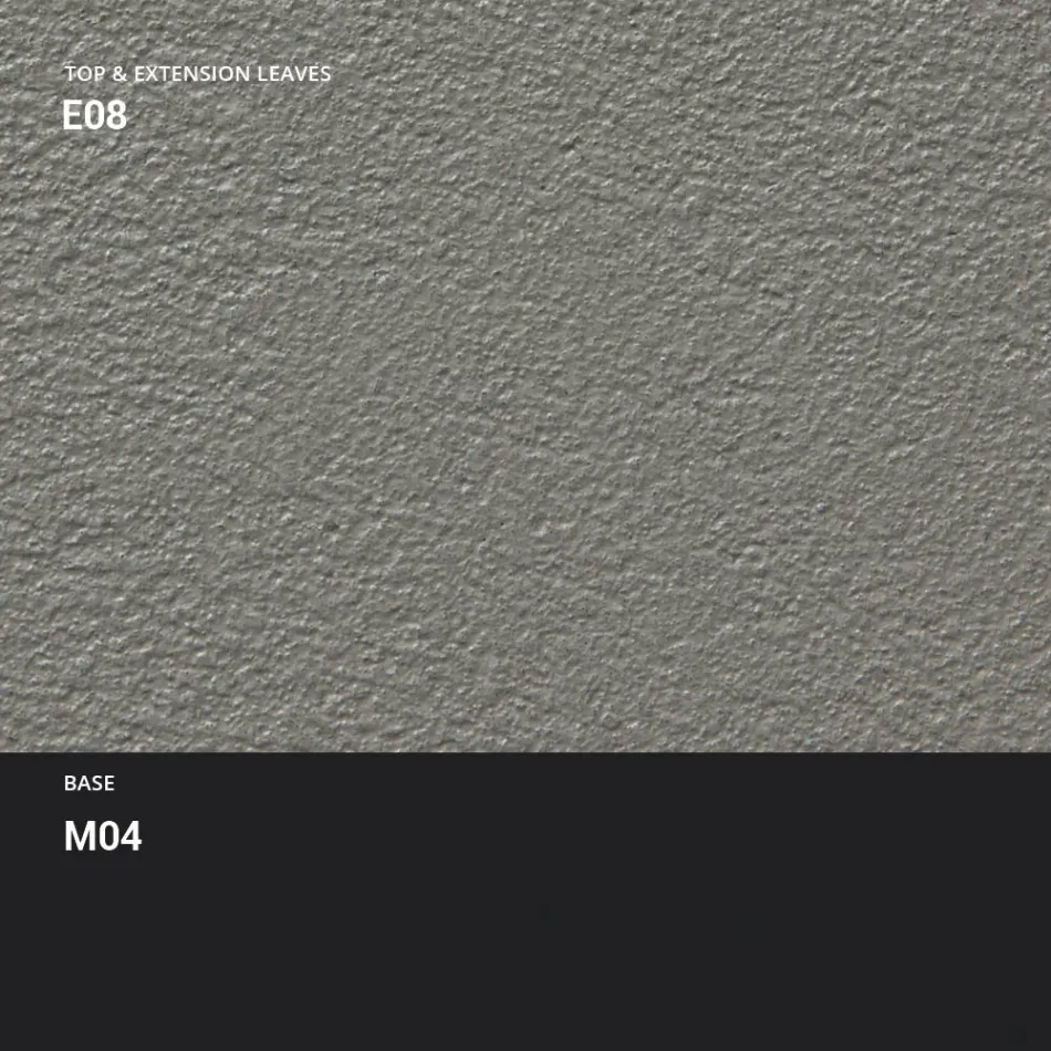 Mesa de jantar de metal extensível até 310 cm Fabricada na Itália - Euclide Viadurini