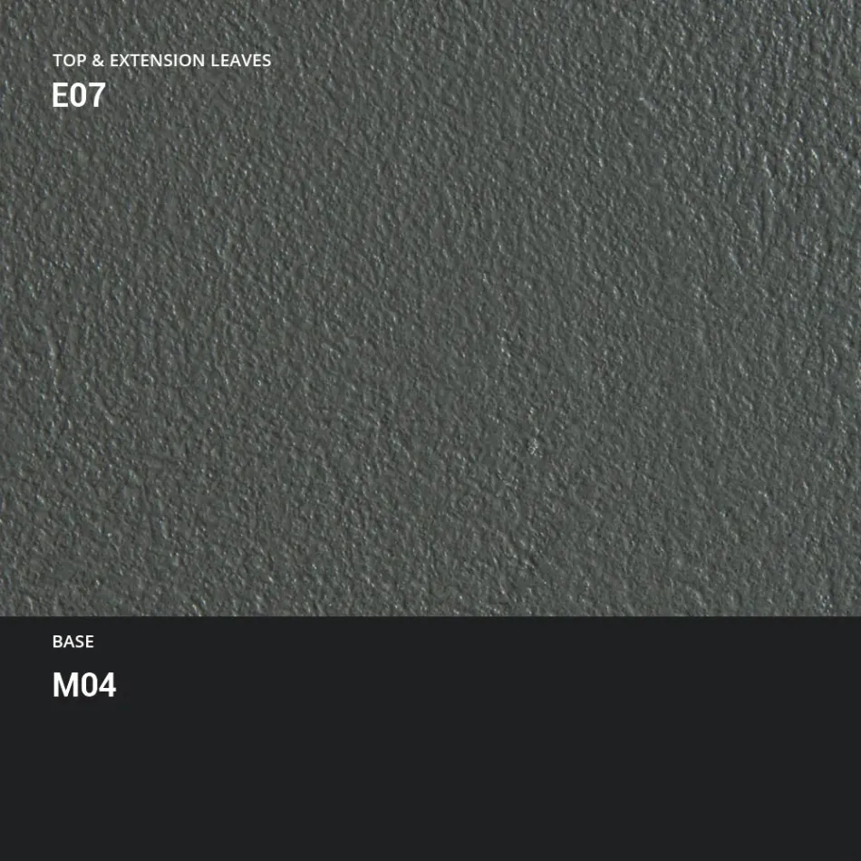 Mesa de jantar de metal extensível até 310 cm Fabricada na Itália - Euclide Viadurini