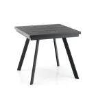 Mesa de jantar extensível dobrável em MDF e metal - Arsênico Viadurini